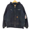 カーハート Carhartt 90s 革タグ USA製 企業ロゴ DUCK ACTIVE JACKET ダック地 裏地キルティング アクティブジャケット メンズ import:XL